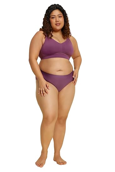 Van Heusen VH Woman Women’s Balconette Minimizer Bra – Cotton Spandex, Wireless, Non-Padded, Full Coverage, High Stretch